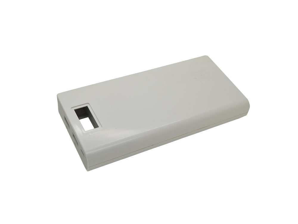 PA6 injection moulded structural enclosure produced with slides at multiple angles