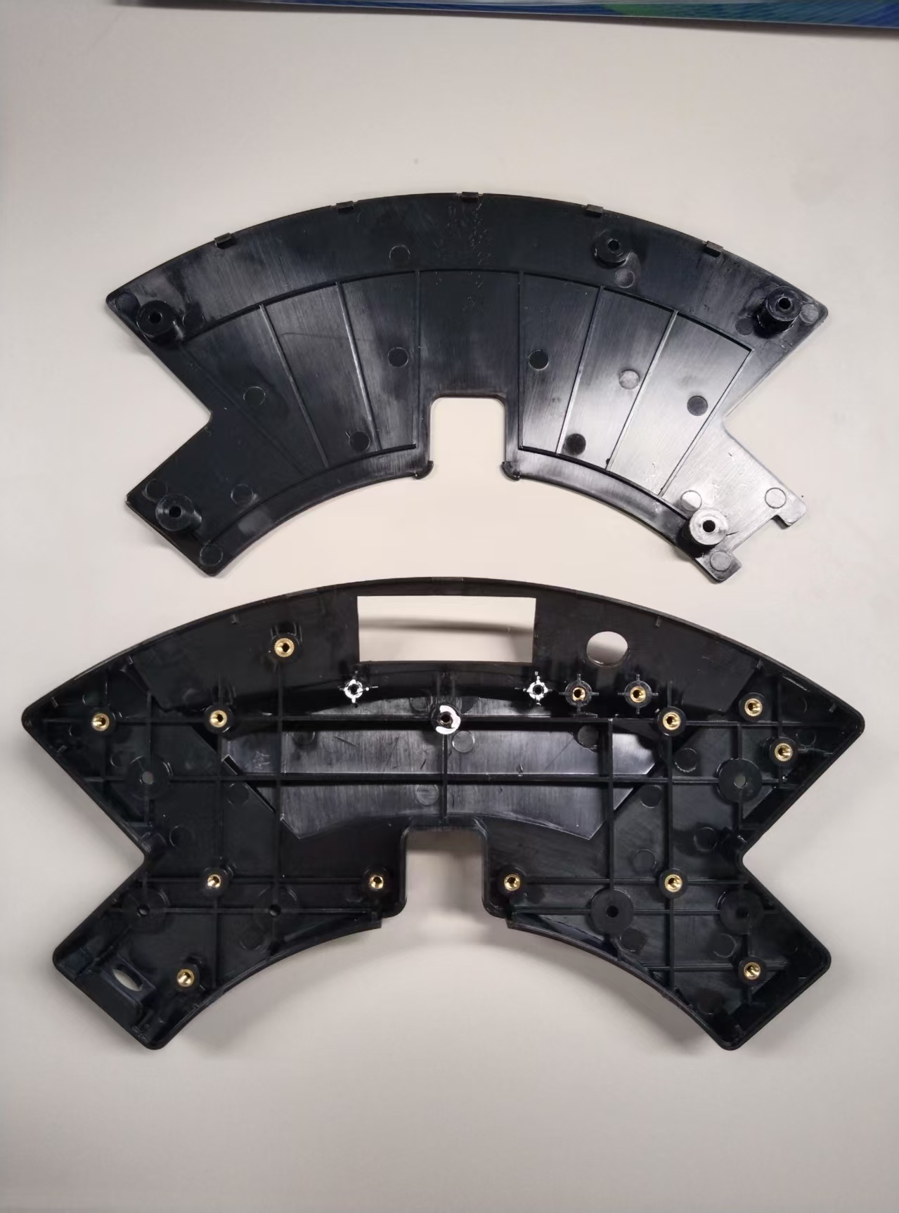 Moulded charging station enclosure parts
