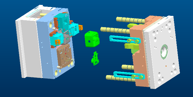 3D mould structure for a smart switch cover
